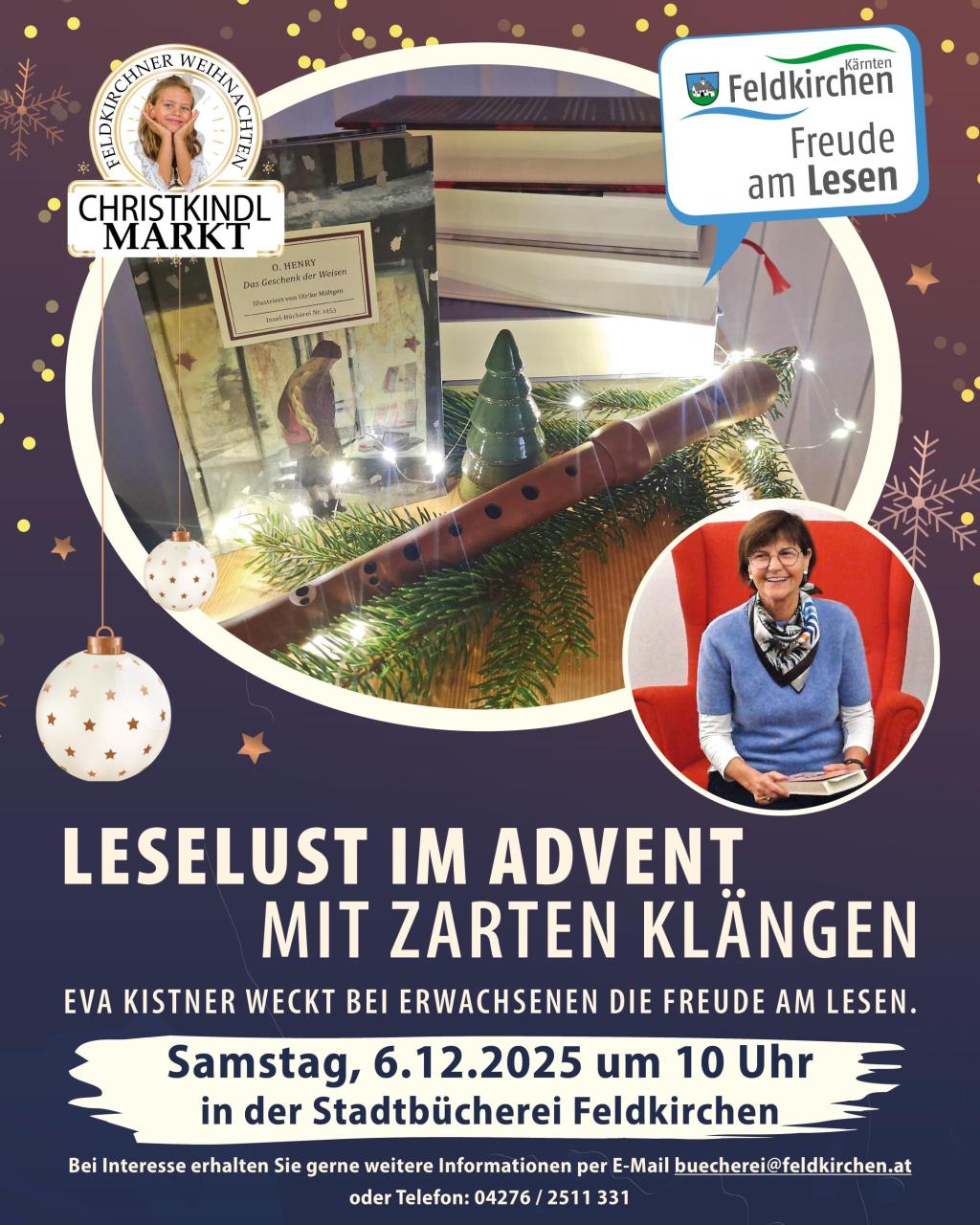 Flyer LeseLust Advent
