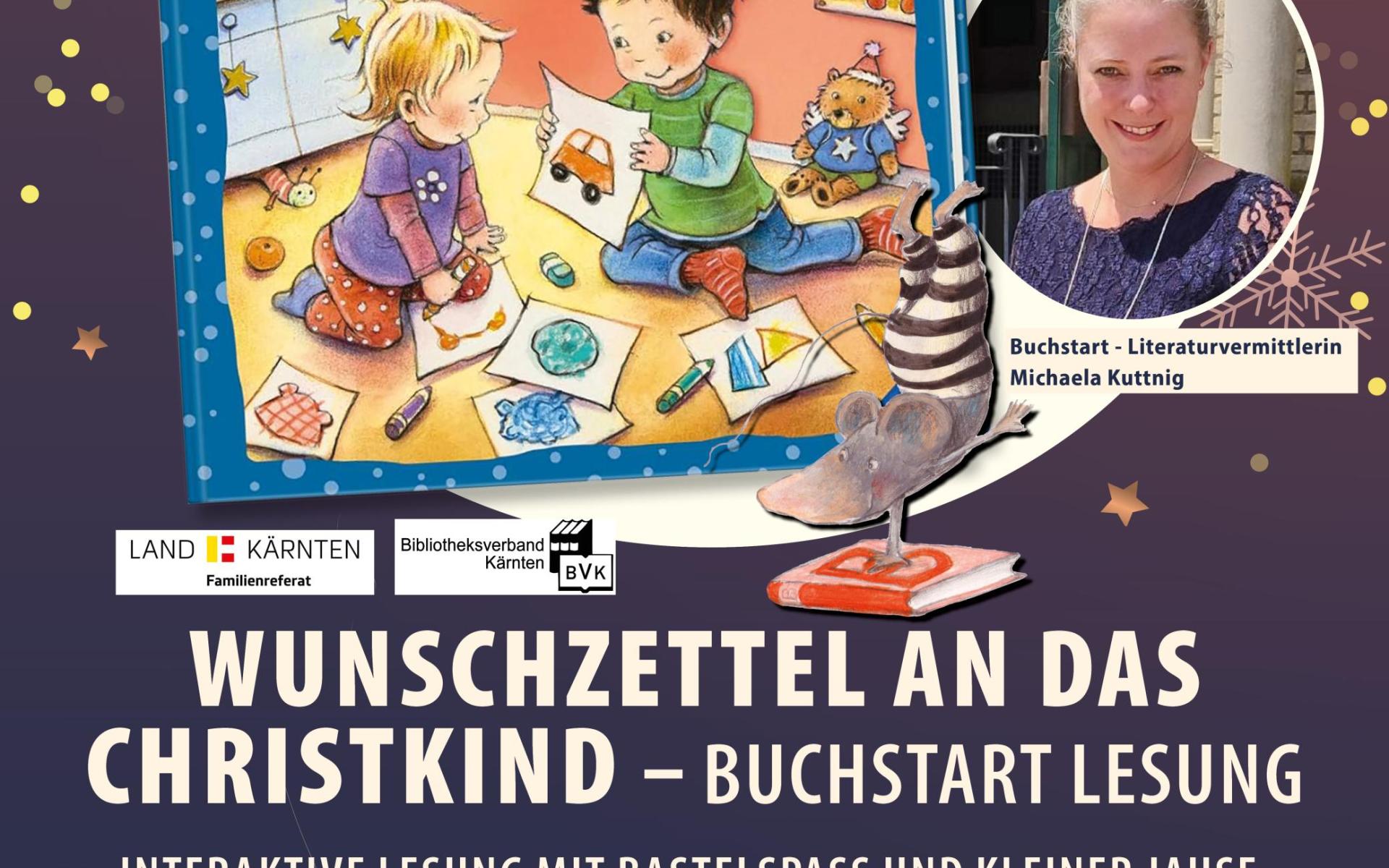 Flyer Buchstart Wunschzettel